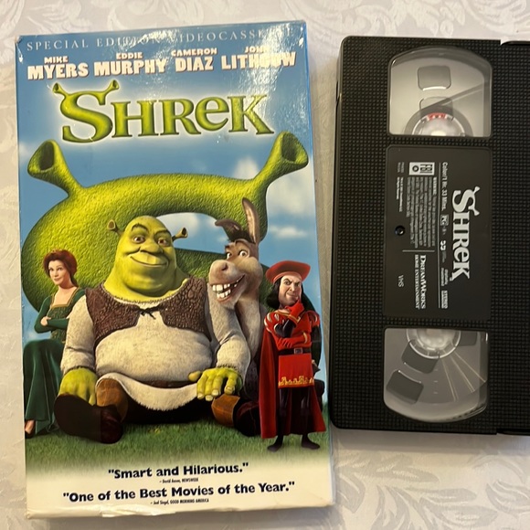 Dreamworks | Media | Authentic Shrek Vhs | Poshmark